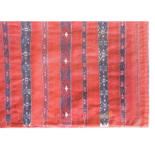 Early 20th Century Persian Turkman Rug For Sale - Image 9 of 12