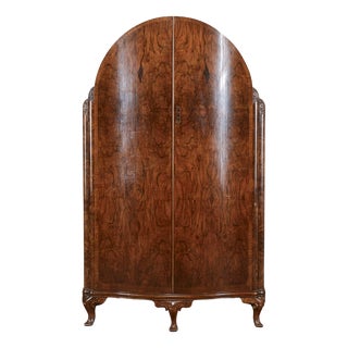 Art Deco Two-Door Cabinet with Shelves and Drawers For Sale