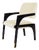 Arches Dining Chair in Ivory Cotton Velvet from Insidherland For Sale