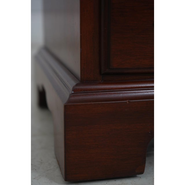 Henkel Harris Cherry 4 Drawer Chairside Chest Nightstand For Sale - Image 11 of 17