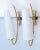 Maison Lunel Sconce 2 Tone Brass & Opaline Shade France Mid-Century Modern, Pair For Sale - Image 12 of 12
