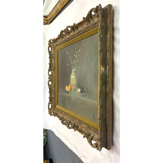 Signed and Framed Original Painting on Canvas by Karen Reinhart (American, 1938-2023) For Sale - Image 9 of 12