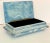 Renaissance 1970s Incolay Blue Stone and White Rectangular Lidded Box For Sale - Image 3 of 8