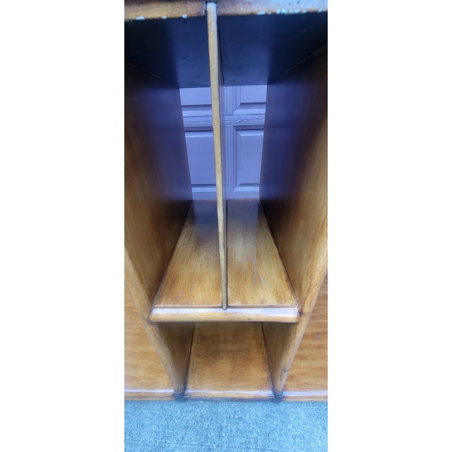 1970's Vintage Bamboo and Rattan Bar Console Table For Sale - Image 15 of 18