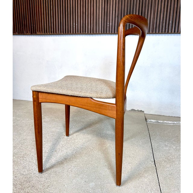 Set of Juliane Dining Chairs in Teak by Johannes Andersen for Uldum Møbelfabrik, Denmark, 1960s For Sale - Image 12 of 17