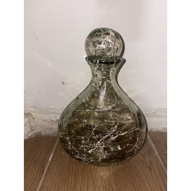 Mid-Century Glass Decanter, 1950s For Sale - Image 6 of 8