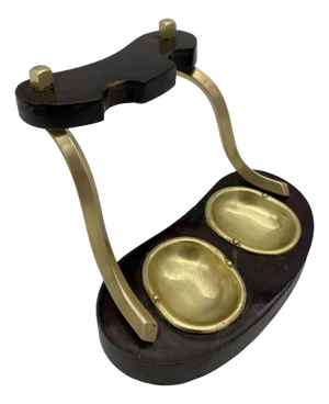 1950s Dunhill Brass and Bloodwood Pipe Holder