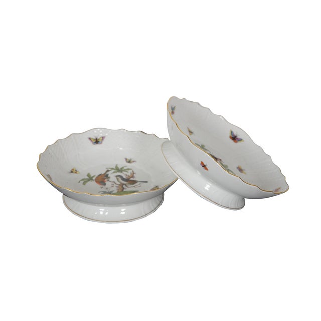 French Country Late 20th Century Herend Hungary Rothschild Bird China Serving Plates Bowls Cachepots - 30 pcs For Sale - Image 3 of 18
