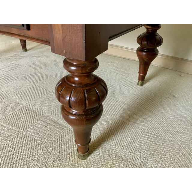 Vintage Rectangular Mahogany Chippendale Style Coffee Table For Sale - Image 10 of 18