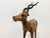 Brown Vintage Leather Antelope Figure, 1960s For Sale - Image 8 of 10