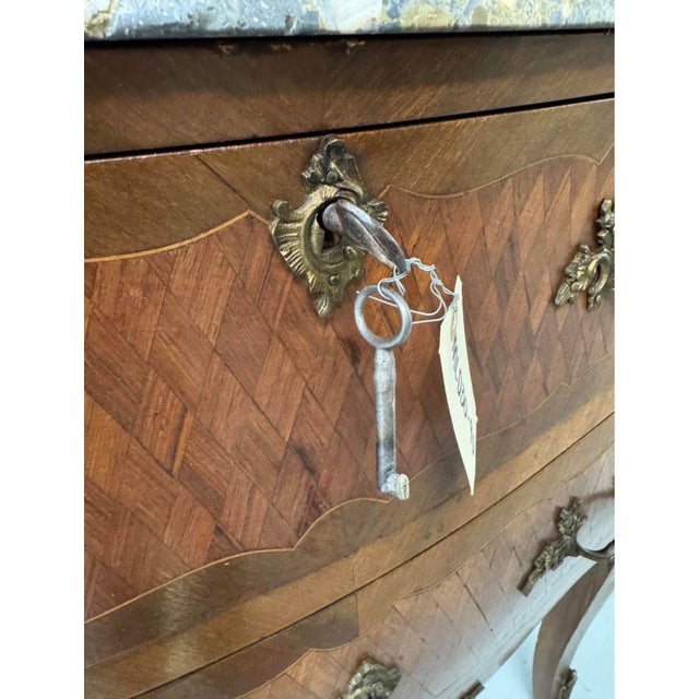 Wood 1930s Louis XV Bombay Secretary Desk For Sale - Image 7 of 7