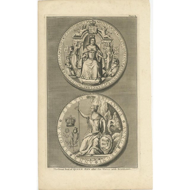 Rapin De Thoyras, Great Seals, 1780, Set of 4 For Sale - Image 3 of 10