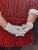 Late 20th Century Original Painting White Gloves Attributed to Marilyn Conover For Sale - Image 4 of 8