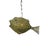 Mid-Century Modern Fish Wicker Rattan Pendant Lamp, 1960s For Sale - Image 4 of 18