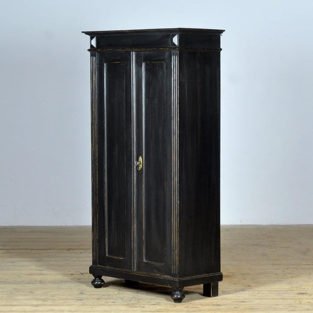 Black Pine Cabinet, 1930s For Sale - Image 12 of 12