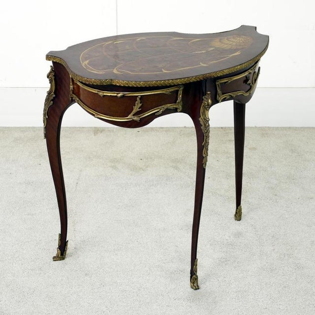 Louis XV Revival French Side Table, 1890s For Sale - Image 3 of 7