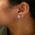 Early 21st Century 10K White Gold Diamond Stud Earrings (3/4 cttw, H-I Color, SI2-I1 Clarity) For Sale - Image 5 of 6