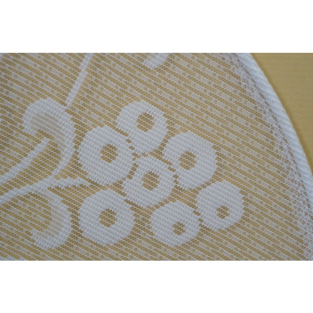 Wood Mid 20th Century West German Kaiserslautern Embroidered Lace Floral Butterfly Needlework Art For Sale - Image 7 of 9