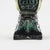 Chinese Porcelain Archaistic-Style Green and Black Glazed Vase With Taotie Motif For Sale In New York - Image 6 of 12