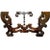 Spanish Adze Hewn Antique Lyre Leg Spanish Console Table or Writing Desk - 19th Century For Sale - Image 3 of 6