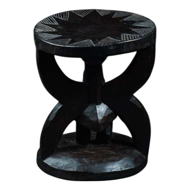 Bamana Stool Carved in Wood For Sale