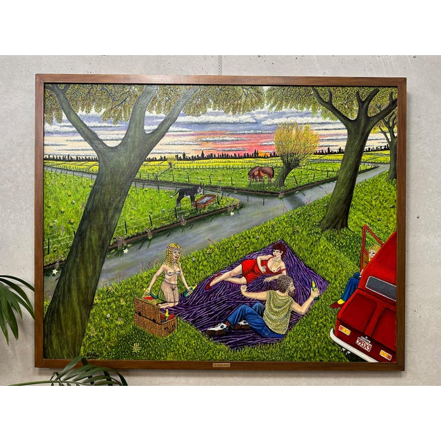Edward Frederik Verhas, The Last Summer, 2012, Oil Painting on Canvas For Sale - Image 13 of 15