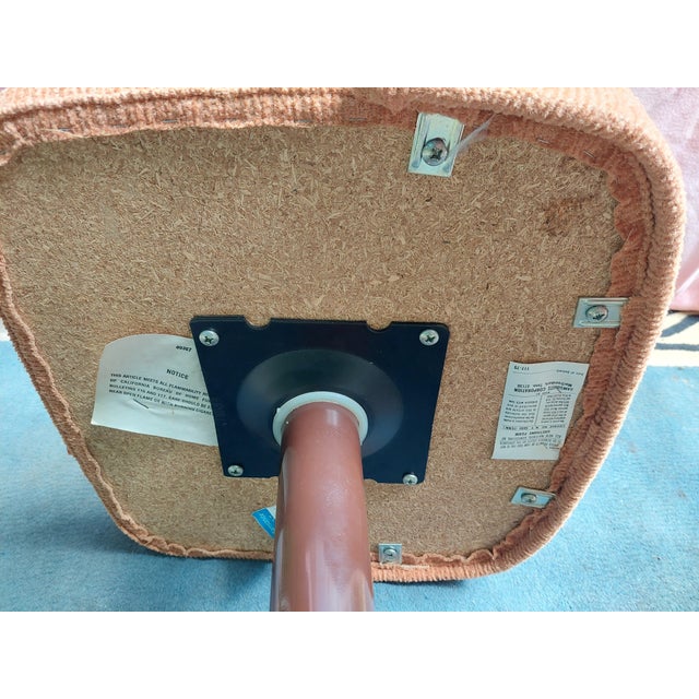 1980s Pair Mid-Century Modern Samsonite Bar Stools For Sale - Image 5 of 7