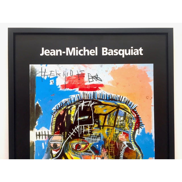 Jean Michel Basquiat Vintage 1993 Lithograph Print Framed