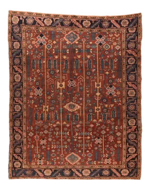 Antique Hand Made Heriz Persian Rug