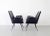Set of Black Armchairs by Gastone Rinaldi for Rima, 1950s For Sale - Image 3 of 18