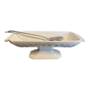 Limoges France White Porcelain Spoon Rest