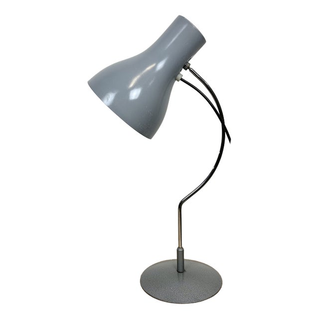 Grey Table Lamp by Josef Hurka for Napako, 1960s For Sale