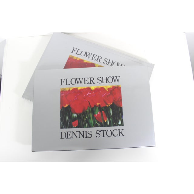 Flower Show Dennis Stock 1986 Hard cover photography book full of beautiful photos of flowers. In original hard case....