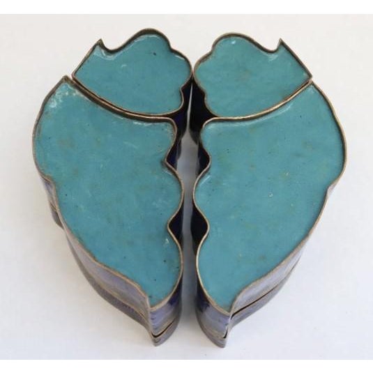 Vintage Cloisonne Butterfly Boxes For Sale In Portland, OR - Image 6 of 6