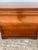 Chocolate French Mid-Century Modern 1960's Louis Philippe Walnut Commode For Sale - Image 8 of 12
