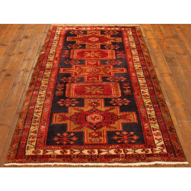 Middle Eastern Hand-Knotted Rug For Sale - Image 3 of 11