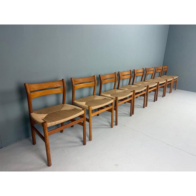 BM-1 Dining Chairs in Oak by Børge Mogensen for C.M Møbler, 1947, Set of 4 For Sale - Image 3 of 17