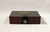 A vintage West Germany rosewood with solid brass accents Men’s jewelry box from the 1960’s. This piece features a military...