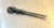 1960s-70s silver alligator letter opener. Excellent condition. Measures 7" long total and 1.5" wide at handle/widest point.