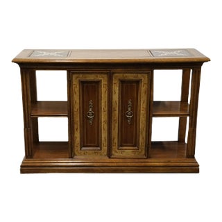 American of Martinsville Walnut Italian Provincial 51" Server Buffet For Sale