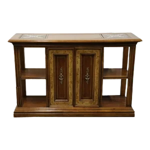 American of Martinsville Walnut Italian Provincial 51" Server Buffet