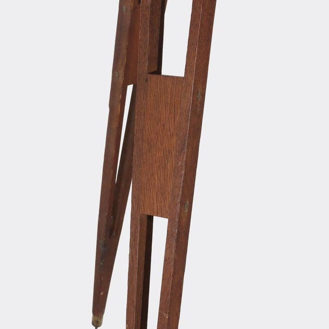 Antique French A. Bardou Brass Telescope With Mahogany Tripod C1880 For Sale - Image 4 of 14