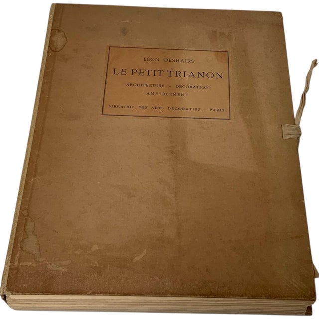 French Antique 1908 Le Petit Trianon Architecture Portfolio Léon Deshairs Versailles Plates France C 1908 For Sale - Image 3 of 10