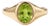 Peridot Signet Unisex Stacking Ring | Dainty Woman Signet Ring | August Birthstone Ring Us 7 For Sale