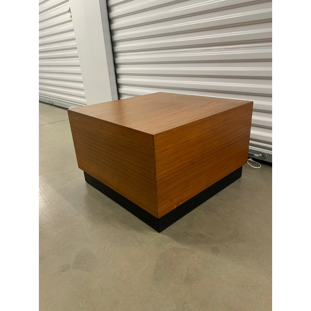 Vintage MidCentury Modern Cube Side Table Chairish