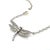 Contemporary Tiffany & Co. 18 Karat White Gold Diamond and Cultured Pearl Dragonfly Necklace For Sale - Image 3 of 8