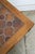Mid Century Modern Coffee Table Oak Tile Large Brutalist Rolling Rustic For Sale - Image 10 of 11