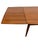 Brown Mid-Century Danish Modern Teak Extension Table - Refinished! For Sale - Image 8 of 11