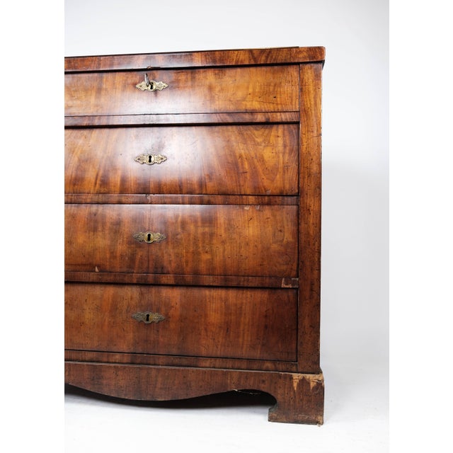 Empire Chest of Drawers with Four Mahogany Drawers, 1840s For Sale - Image 12 of 16