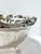 1950s Vintage Silverplate Footed Centerpiece Bowl With Scalloped Floral Rim For Sale - Image 5 of 11